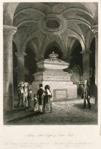 Tomb of Horatio Nelson by Thomas H. Shepherd