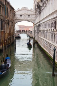 Beyond the Bridge of Sighs! The Ponte della Paglia is often crowded